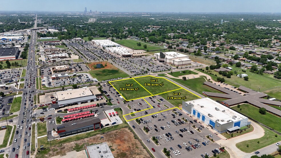 6025-6035 SE 15th St, Midwest City, OK à vendre - Aérien – Image 2 sur 4