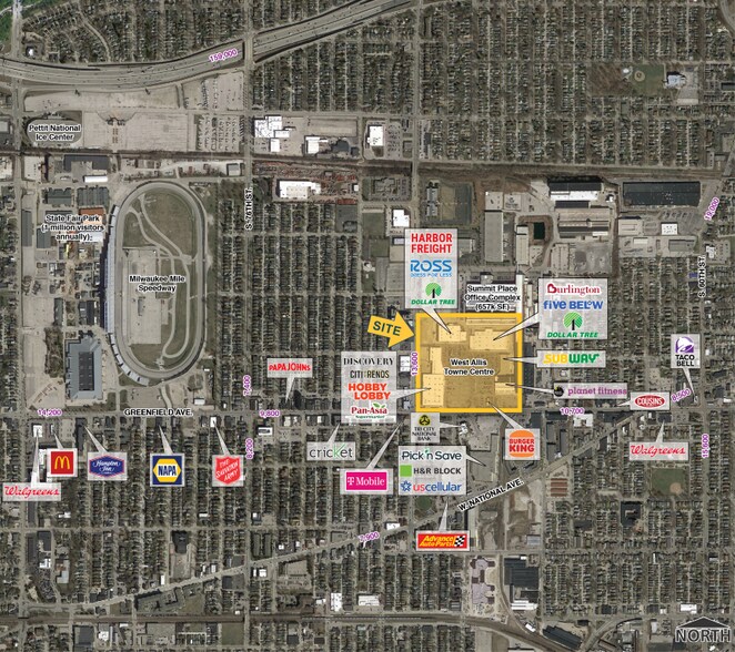 6702-6852 Greenfield Rd, West Allis, WI à louer - Photo de l’immeuble – Image 2 sur 12