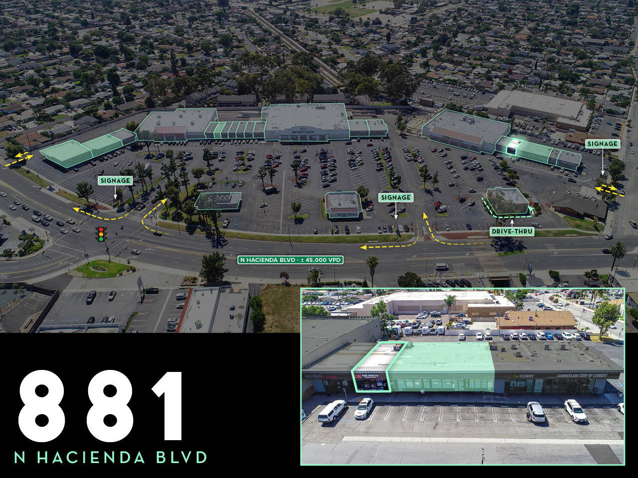 755-899 N Hacienda Blvd, La Puente, CA à louer Photo de l’immeuble– Image 1 sur 1