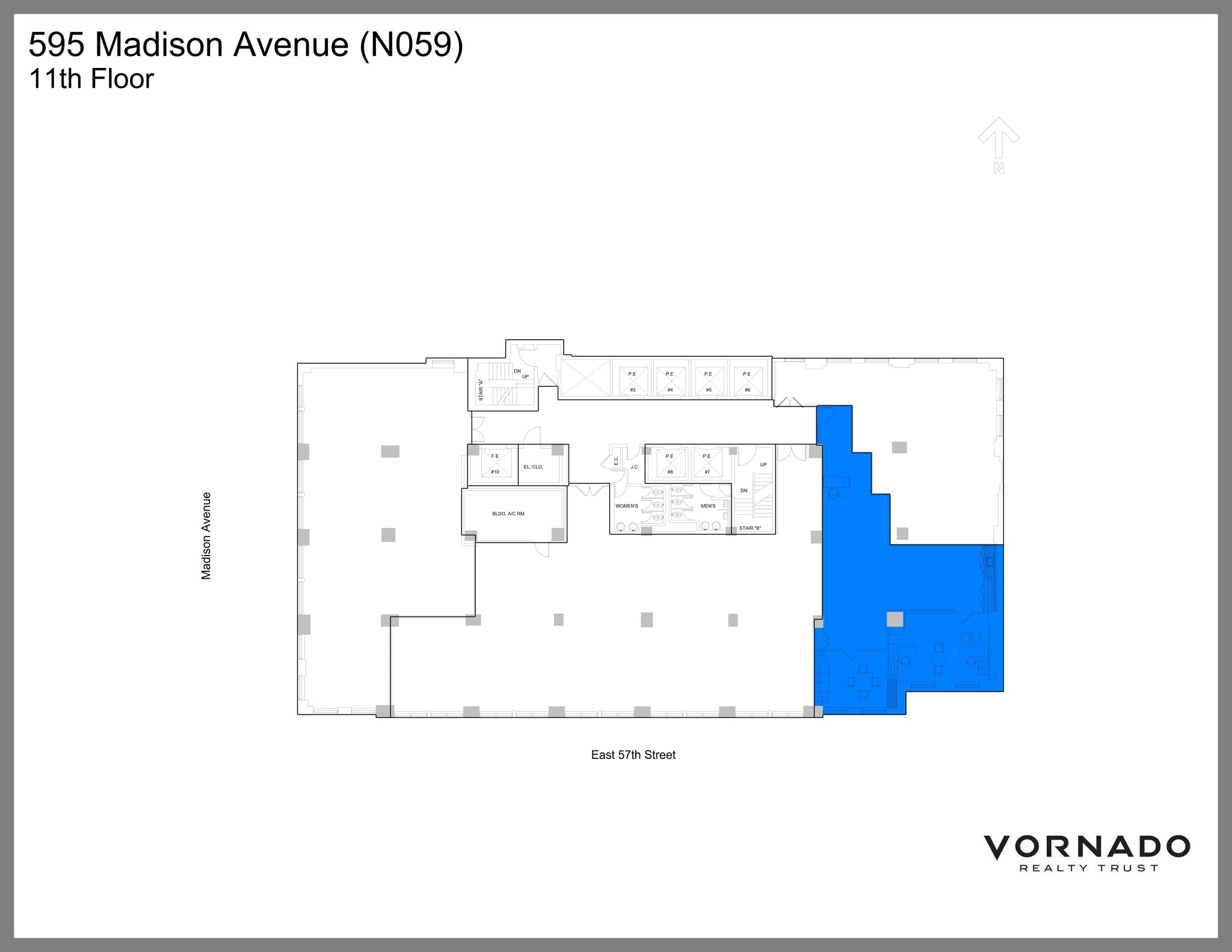 595 Madison Ave, New York, NY à louer Plan de site– Image 1 sur 1