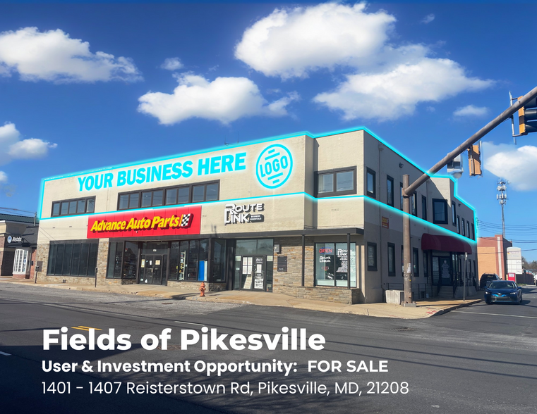 1407 Reisterstown Rd, Pikesville, MD à vendre - Photo de l’immeuble – Image 1 sur 37