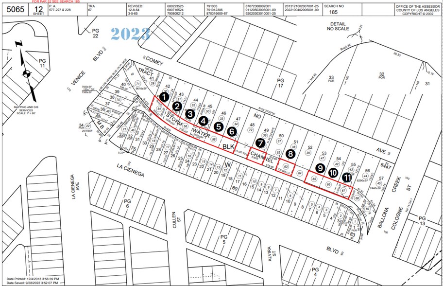 2600 La Cienega Blvd Aly, Los Angeles, CA à vendre - Plan de site – Image 1 sur 1