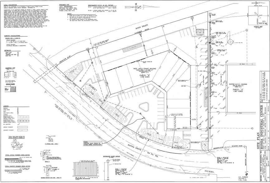 8655-8755 Ronda Dr, Canton, MI à louer - Plan cadastral – Image 2 sur 5