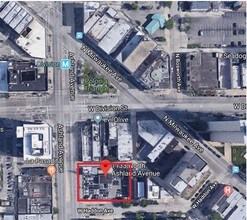 1133 N Ashland Ave, Chicago, IL - VUE AÉRIENNE  vue de carte