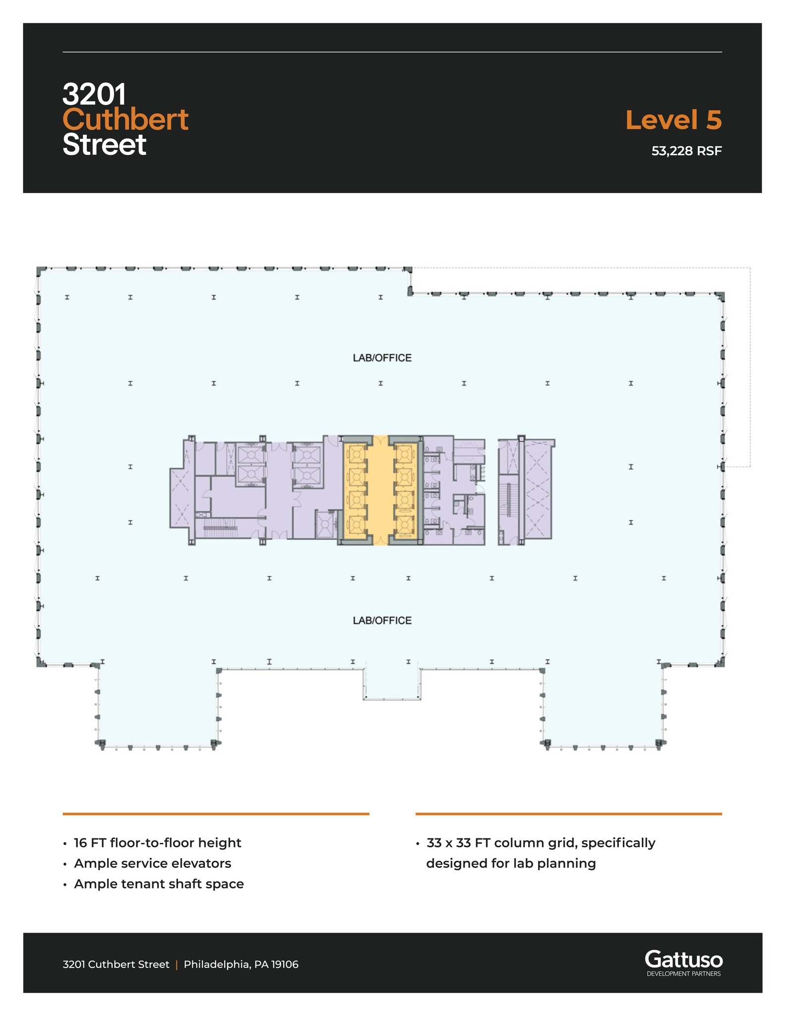 3201 Cuthbert St, Philadelphia, PA à louer Plan de site– Image 1 sur 1