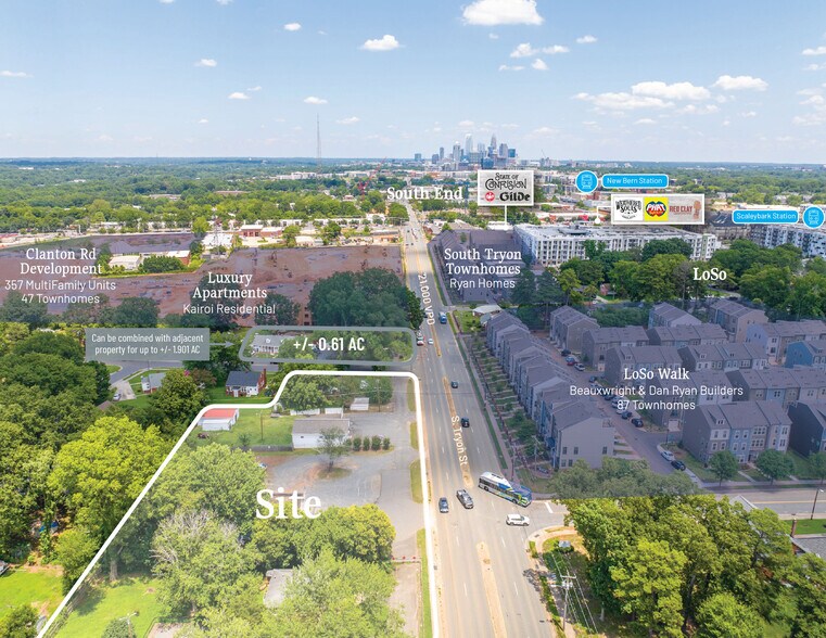 3910 S Tryon St, Charlotte, NC à vendre - Photo de l’immeuble – Image 1 sur 4