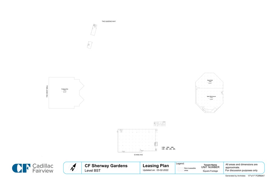 25 The West Mall, Toronto, ON à louer - Plan de site – Image 1 sur 1