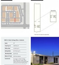 1440 S State College Blvd, Anaheim, CA à louer Plan d’étage– Image 1 sur 1