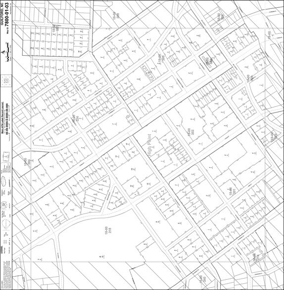 208 N Elm St, High Point, NC à vendre - Plan cadastral – Image 2 sur 10