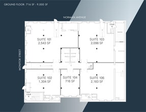 252 Norman Ave, Brooklyn, NY à louer Plan d’étage– Image 1 sur 4