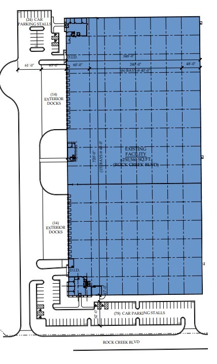 4100 Rock Creek Blvd, Joliet, IL à louer Plan de site– Image 1 sur 1