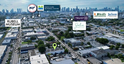 1835 NW 21st Ter, Miami, FL - Vue aérienne  vue de carte