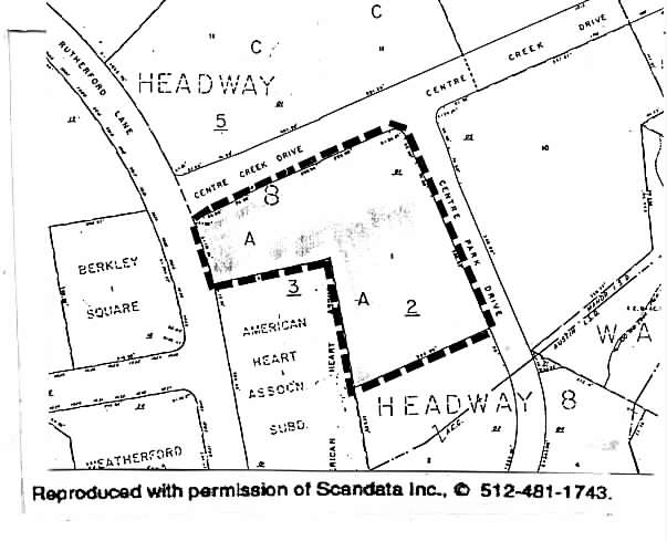 1609 Centre Creek Dr, Austin, TX à louer - Plan cadastral – Image 3 sur 6