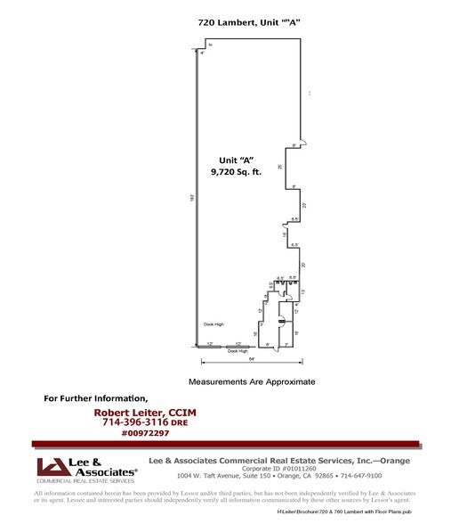 720 E Lambert Rd, La Habra, CA à louer - Plan d’étage – Image 2 sur 4