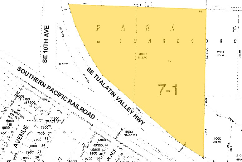 1001 SE Tualatin Valley Hwy, Hillsboro, OR à louer - Plan cadastral – Image 2 sur 17