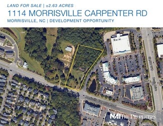 Plus de détails pour 1114 Morrisville Carpenter Rd, Cary, NC - Terrain à vendre