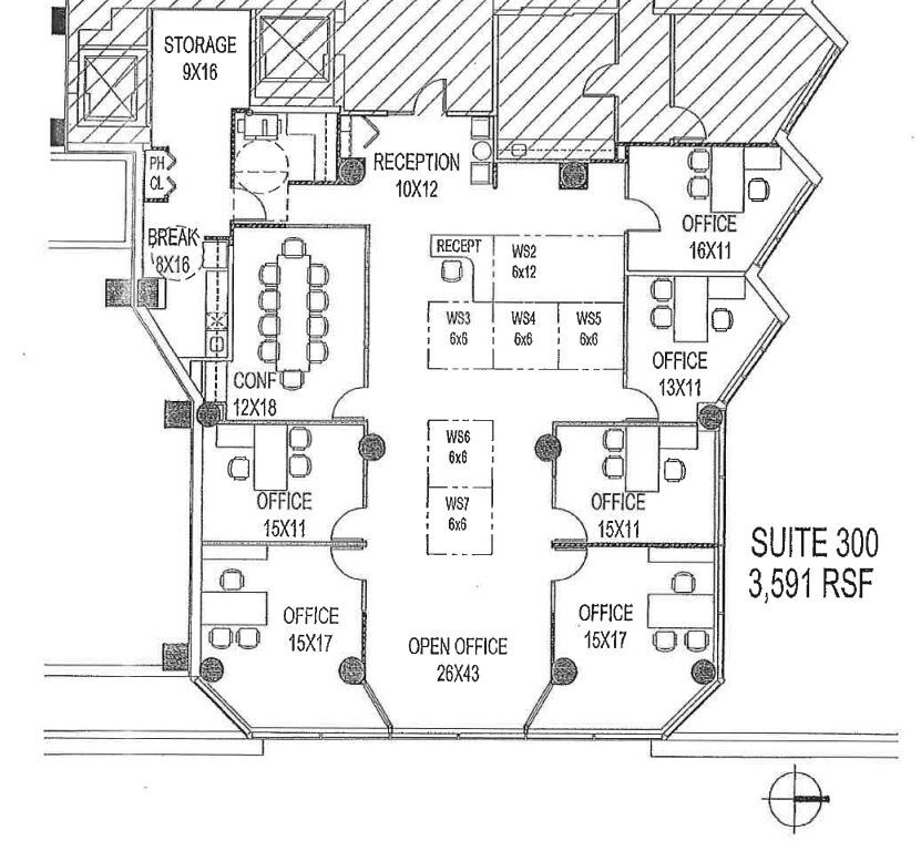 1030 N Clark St, Chicago, IL à louer Plan d’étage– Image 1 sur 1