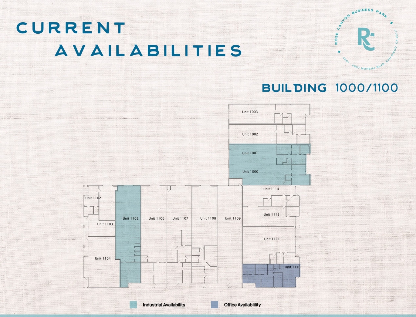 4901-4907 Morena Blvd, San Diego, CA à louer Plan d’étage– Image 1 sur 1