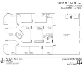9831 S 51st St, Phoenix, AZ à louer Plan d’étage– Image 1 sur 1