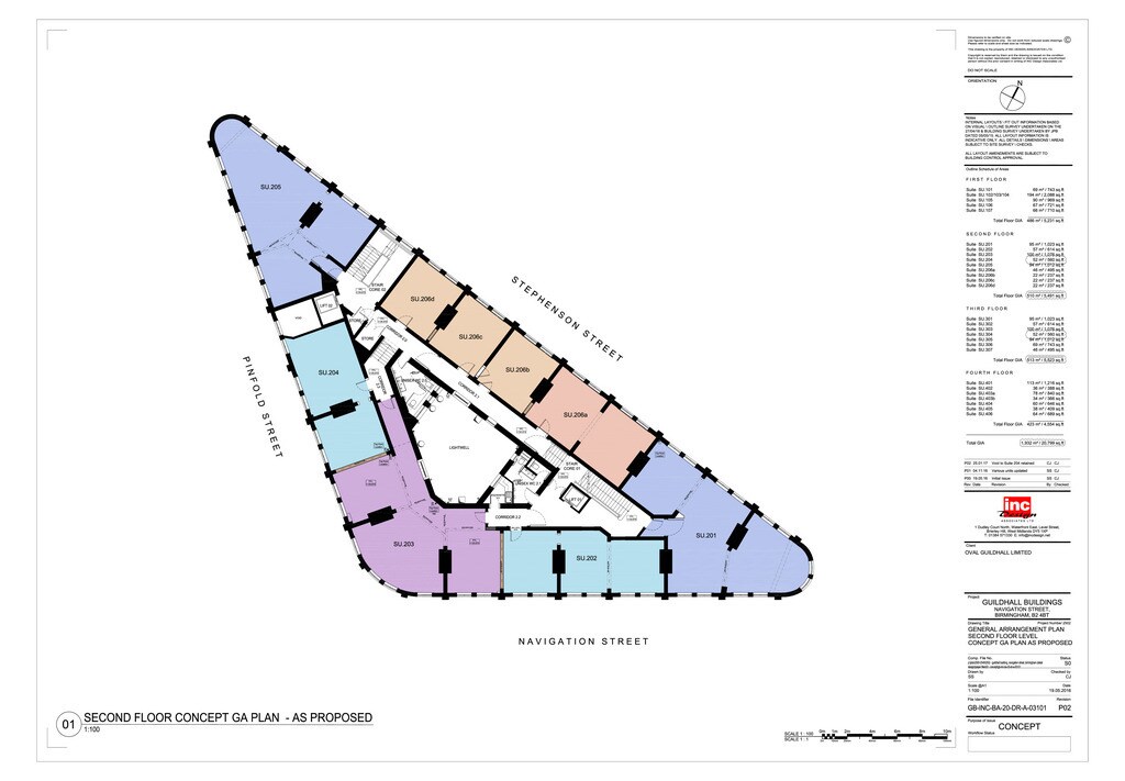 10-15 Navigation St, Birmingham à louer Plan d’étage– Image 1 sur 28
