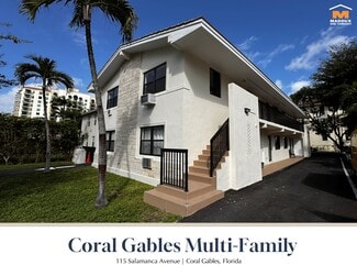 Plus de détails pour 115 Salamanca Ave, Coral Gables, FL - Logement à vendre