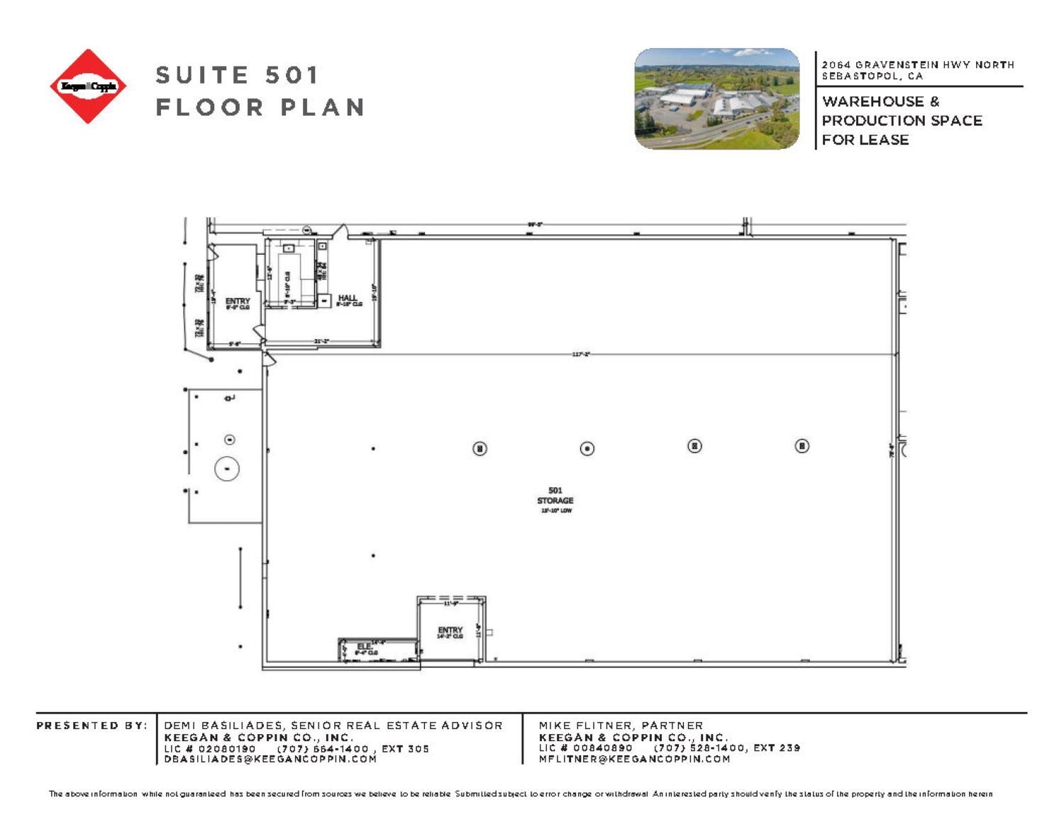 2064 Gravenstein Hwy N, Sebastopol, CA à louer Plan d’étage– Image 1 sur 4