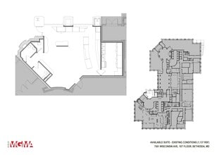 7501 Wisconsin Ave, Bethesda, MD à louer Plan d’étage– Image 1 sur 1