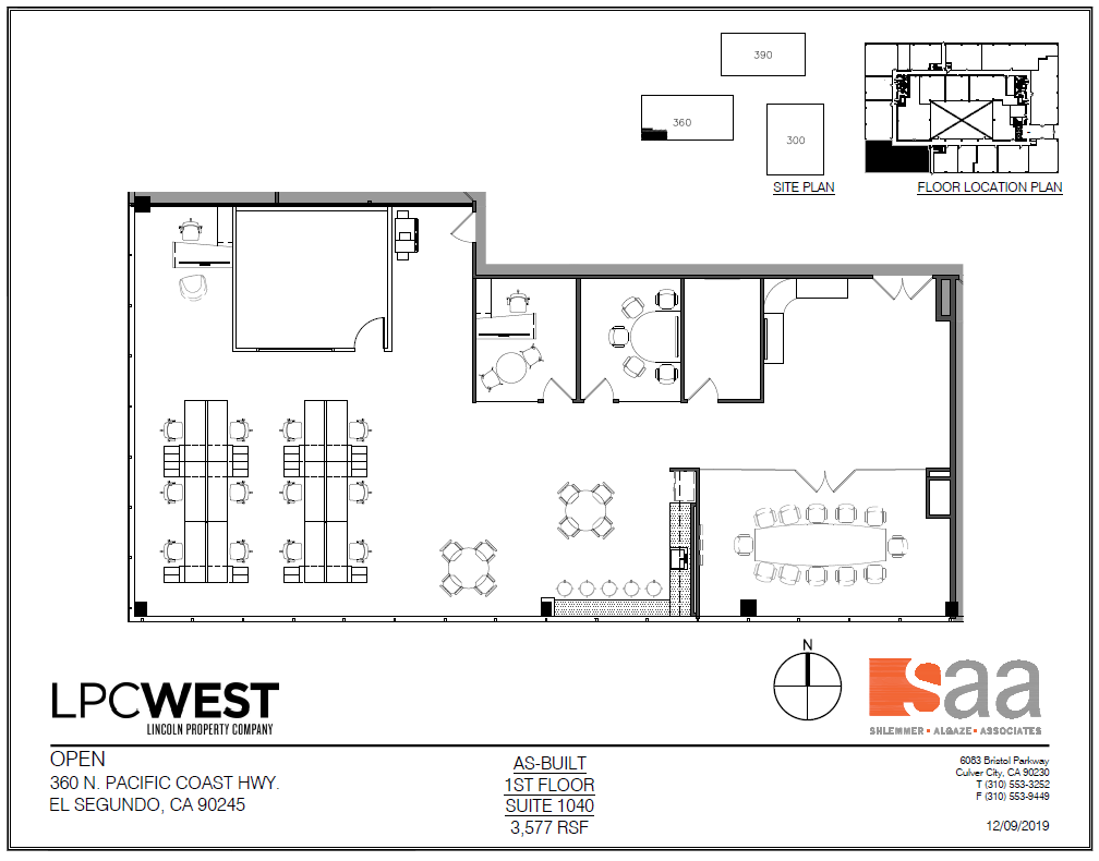 300 N Pacific Coast Hwy, El Segundo, CA à louer Plan d’étage– Image 1 sur 1