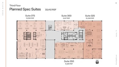 155 Riveredge Dr, Dallas, TX à louer Plan d’étage– Image 1 sur 1