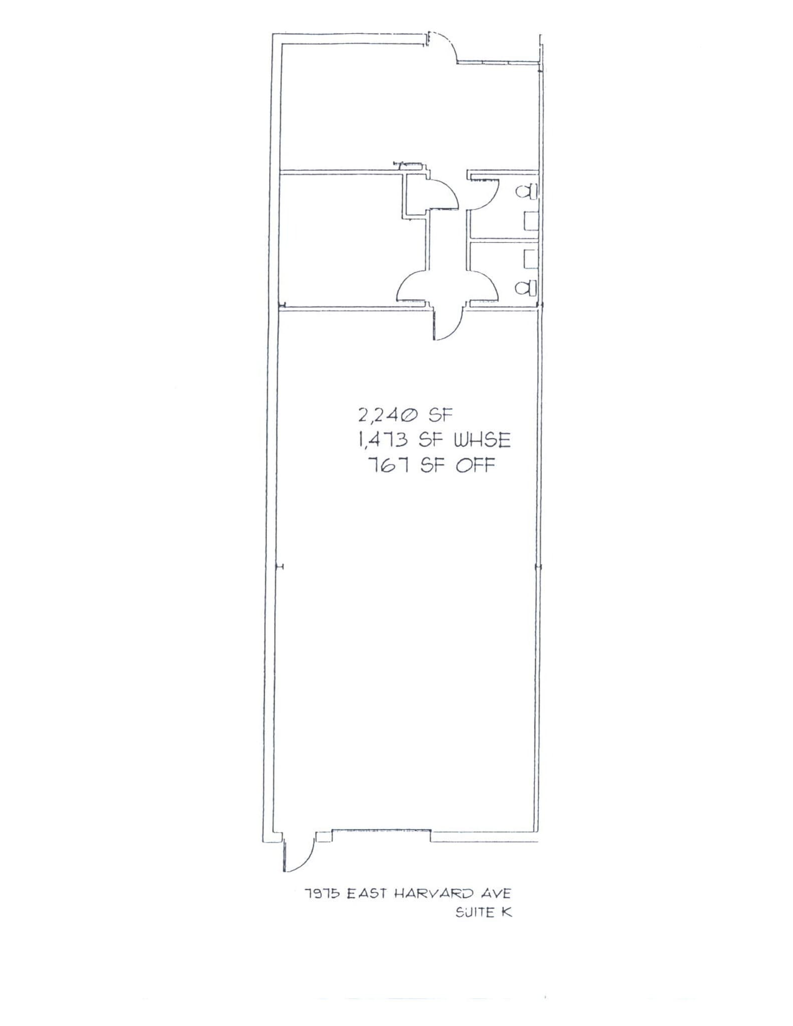 7925 E Harvard Ave, Denver, CO à louer Plan de site– Image 1 sur 1