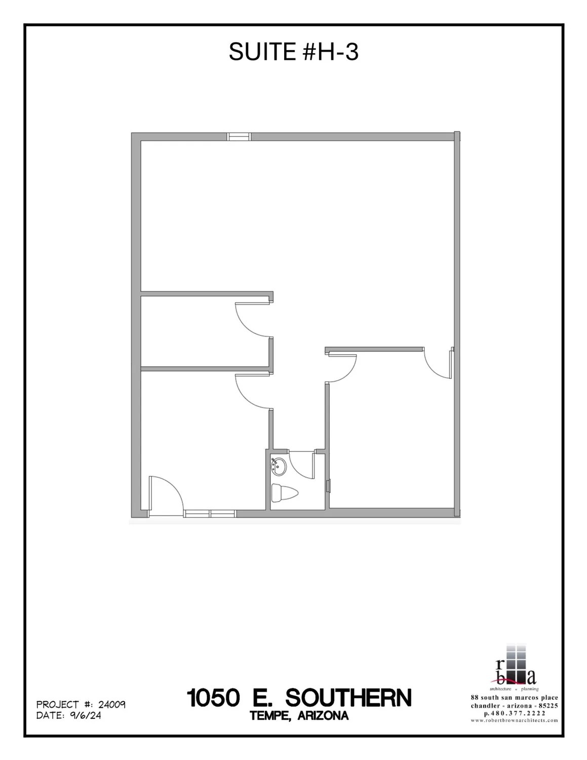 1050 E Southern Ave, Tempe, AZ à louer Plan d’étage– Image 1 sur 1