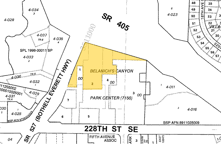 22621 Bothell Everett Hwy, Bothell, WA à louer - Plan cadastral – Image 3 sur 3