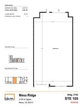 4215 E McDowell Rd, Mesa, AZ à louer Plan d’étage– Image 1 sur 1