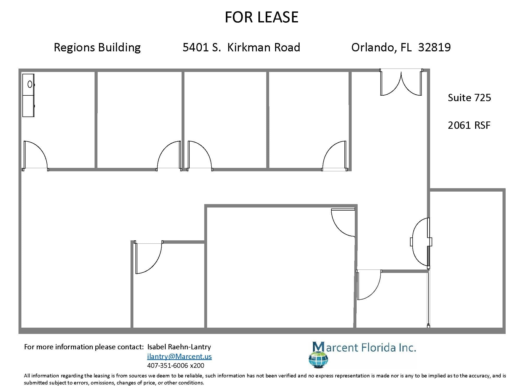 5401 S Kirkman Rd, Orlando, FL à louer Plan d’étage– Image 1 sur 1