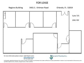 5401 S Kirkman Rd, Orlando, FL à louer Plan d’étage– Image 1 sur 1