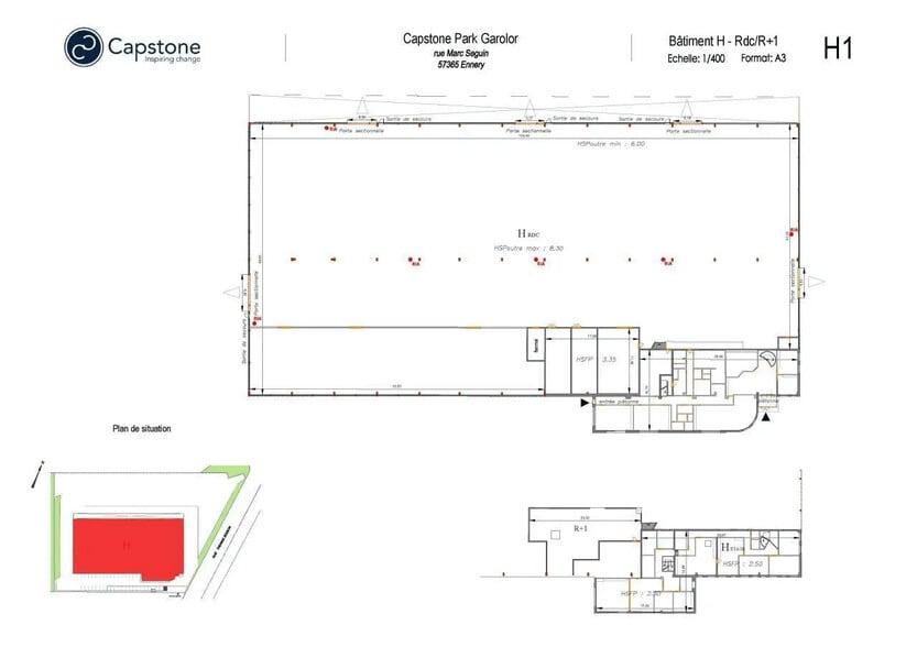 Local d’activités dans Ennery à louer - Plan de site – Image 1 sur 1