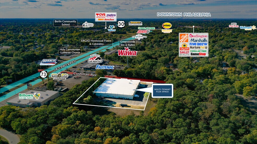 110 Cushman Ave, West Berlin, NJ à vendre - Photo de l’immeuble – Image 2 sur 6
