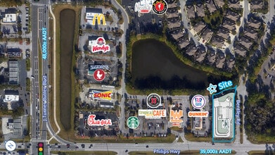 US 1, Jacksonville, FL - VUE AÉRIENNE  vue de carte - Image1