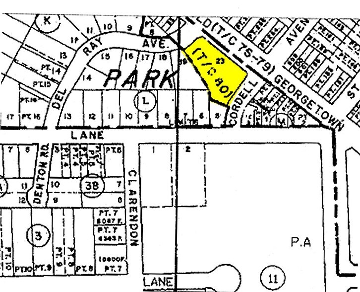 7830 Old Georgetown Rd, Bethesda, MD à louer - Plan cadastral – Image 2 sur 6