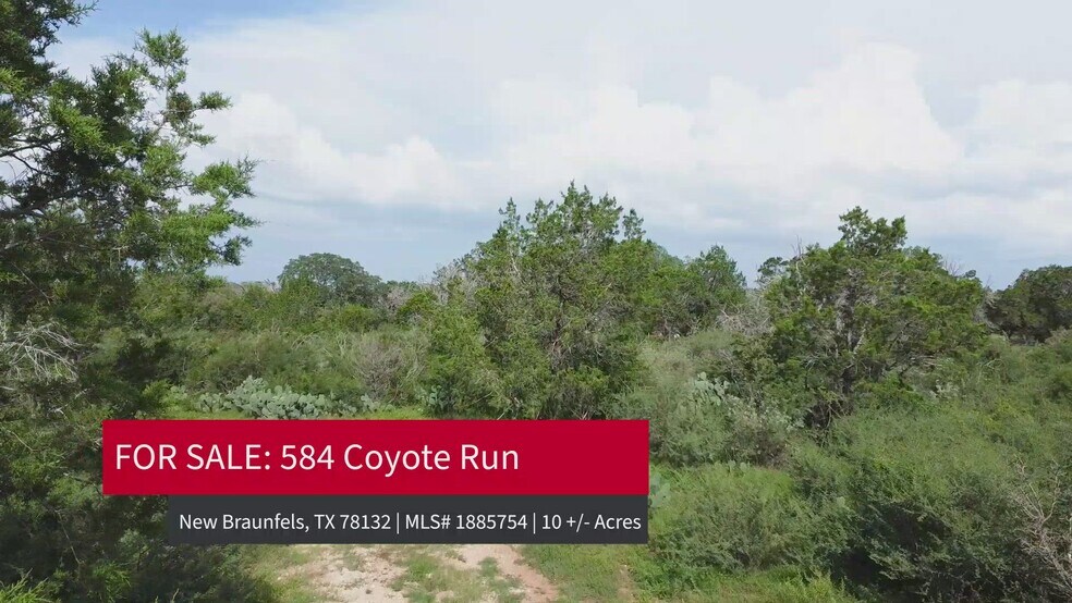 584 Coyote Run, New Braunfels, TX à vendre - Vidéo sur l’annonce professionnelle – Image 2 sur 16