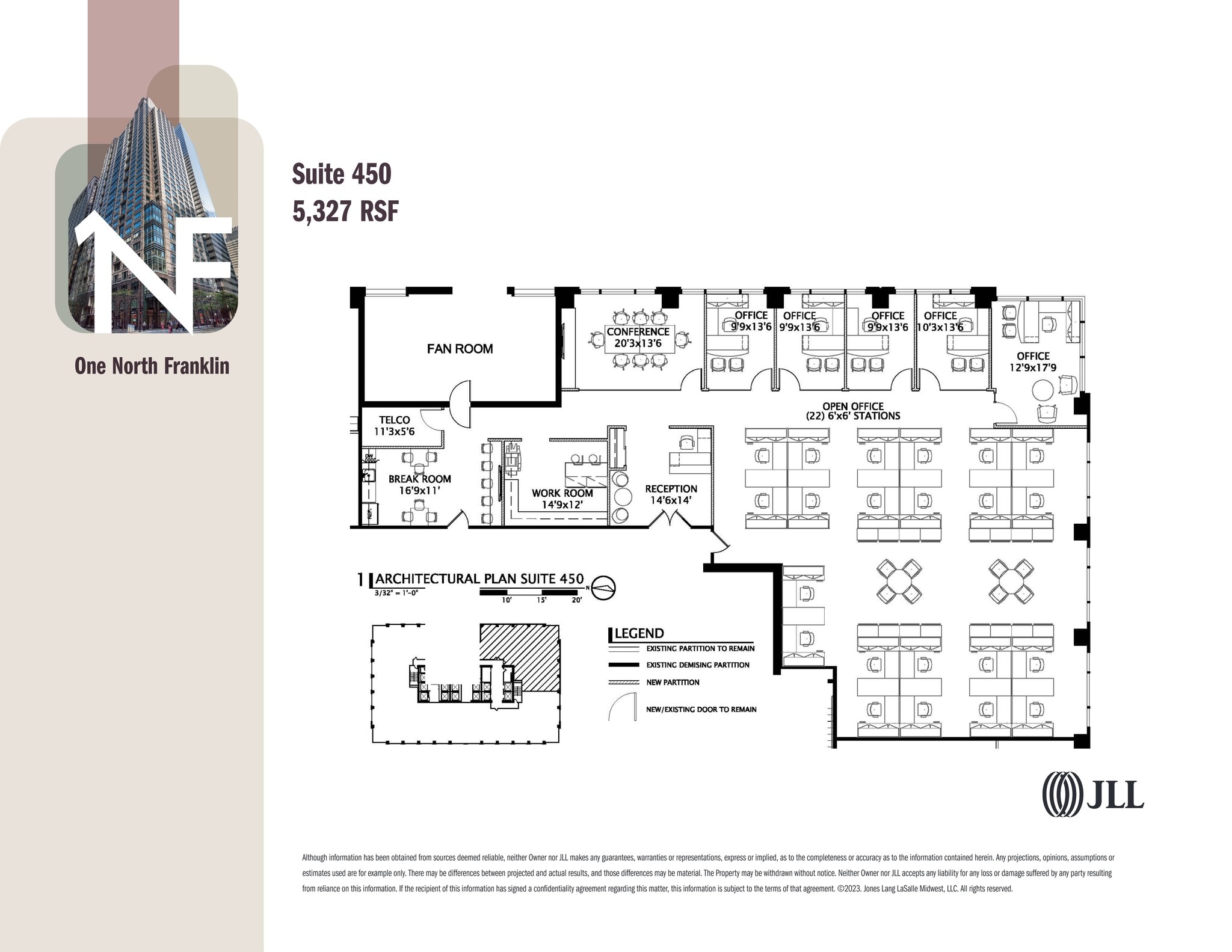 1 N Franklin St, Chicago, IL à louer Plan de site– Image 1 sur 1