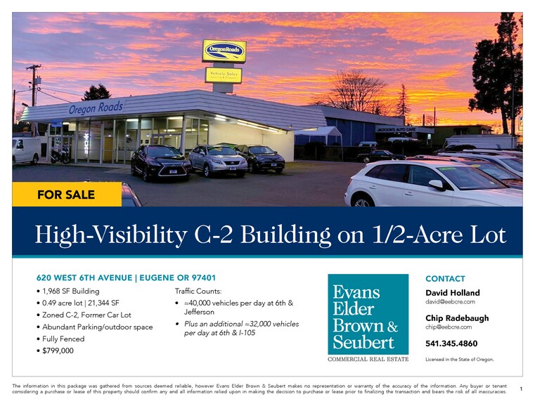 620 W 6th Ave, Eugene, OR à vendre - Photo de l’immeuble – Image 2 sur 7
