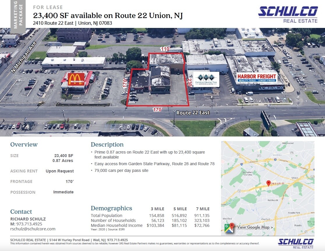 22 Route 22, Union Township, NJ à louer Photo principale– Image 1 sur 2