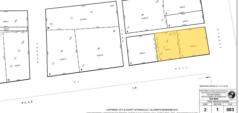 1188 Fort Street Mall, Honolulu, HI à vendre - Plan cadastral – Image 2 sur 4