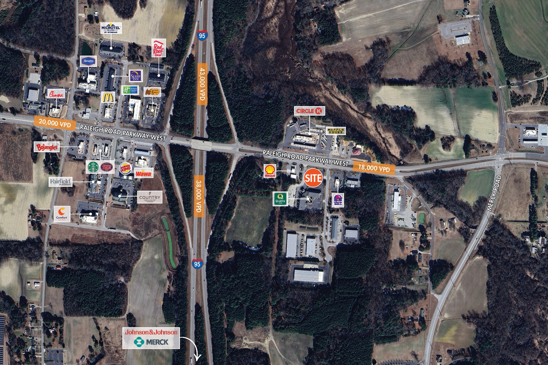 4935 Raleigh Road Pky W, Wilson, NC à louer Aérien– Image 1 sur 3