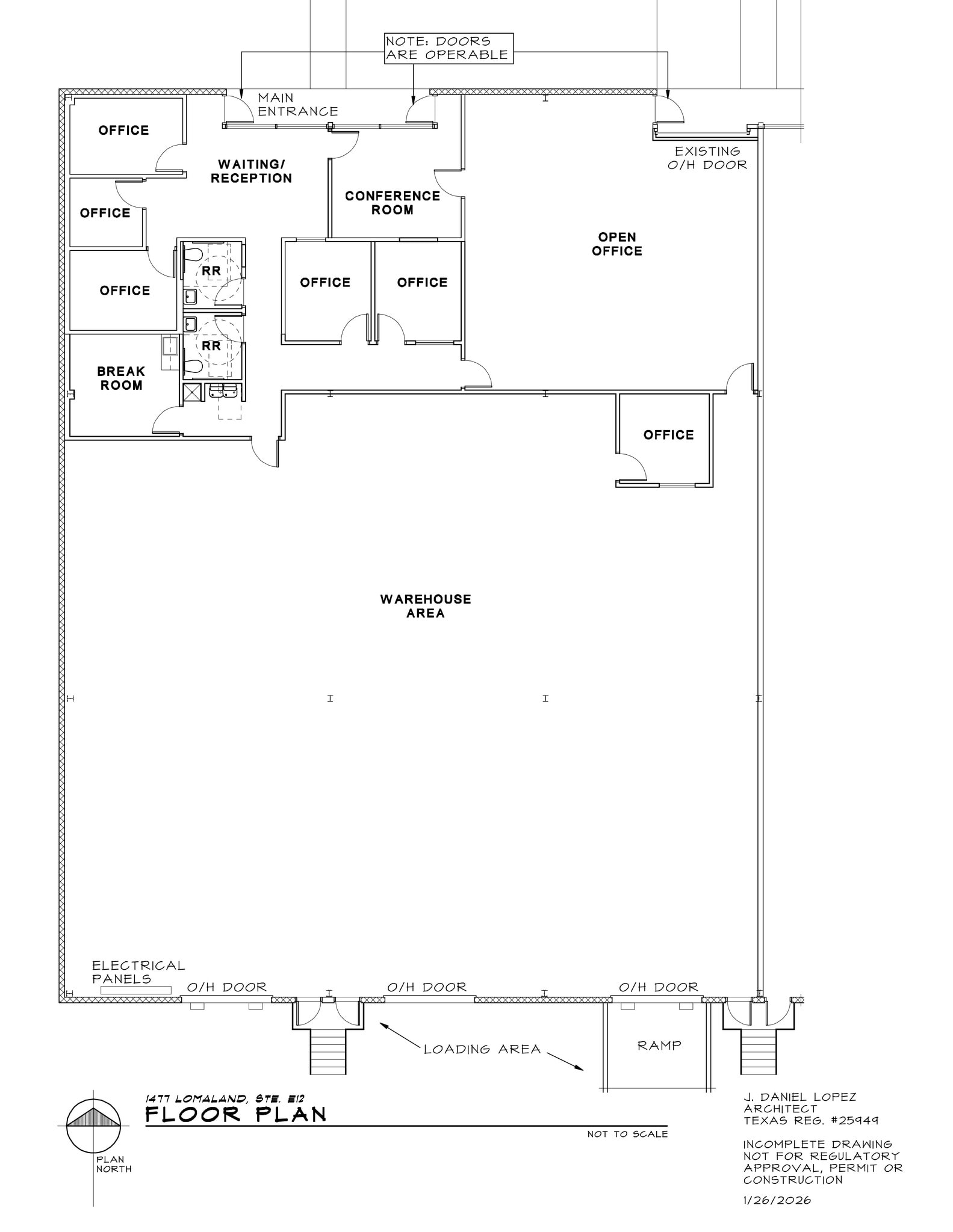 1477 Lomaland Dr, El Paso, TX à louer Plan de site– Image 1 sur 1