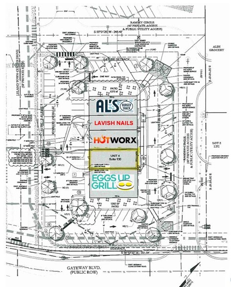 Hwy 17 & Ploof Rd, Leland, NC à louer - Plan de site – Image 3 sur 3