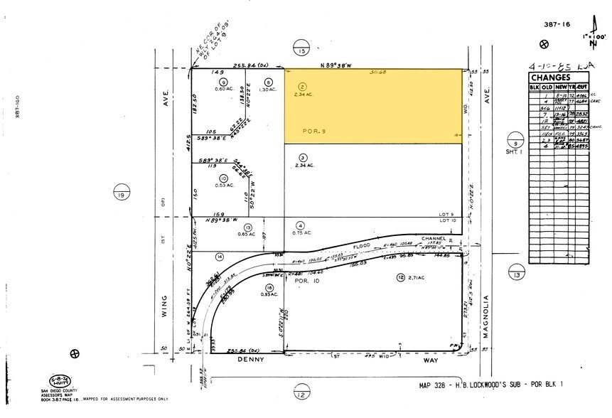 1666 N Magnolia Ave, El Cajon, CA à louer - Plan cadastral – Image 2 sur 2