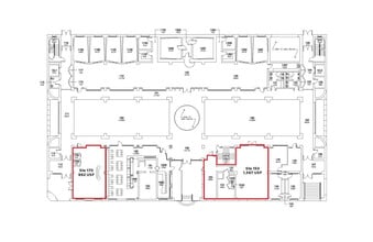 1 E Center St, Fayetteville, AR à louer Plan d’étage– Image 1 sur 1