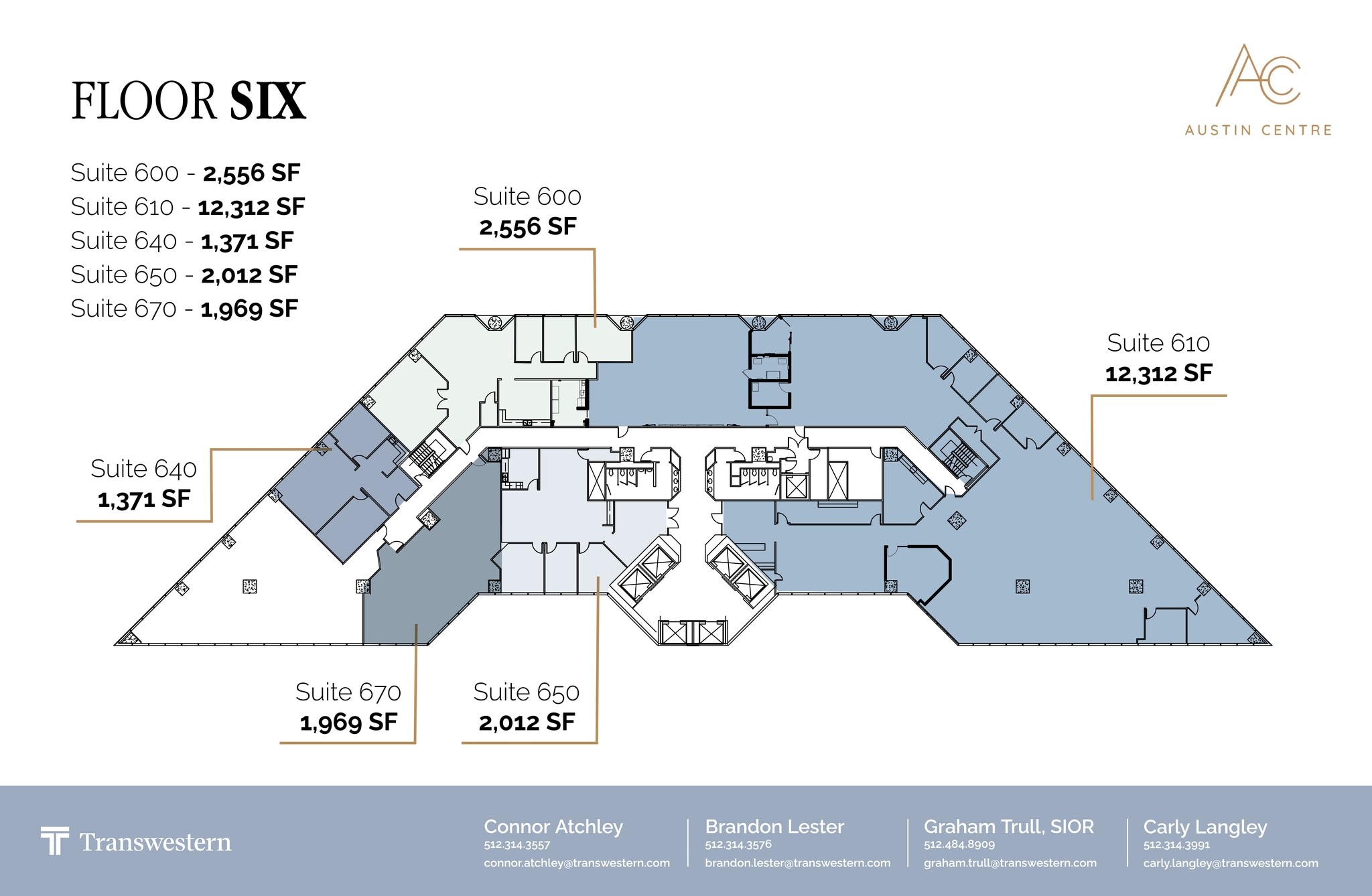 701 Brazos St, Austin, TX à louer Plan de site– Image 1 sur 1